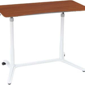 Calico Designs 51231 Sierra Height Adjustable Desk, White/Cherry, 37.5 Inch