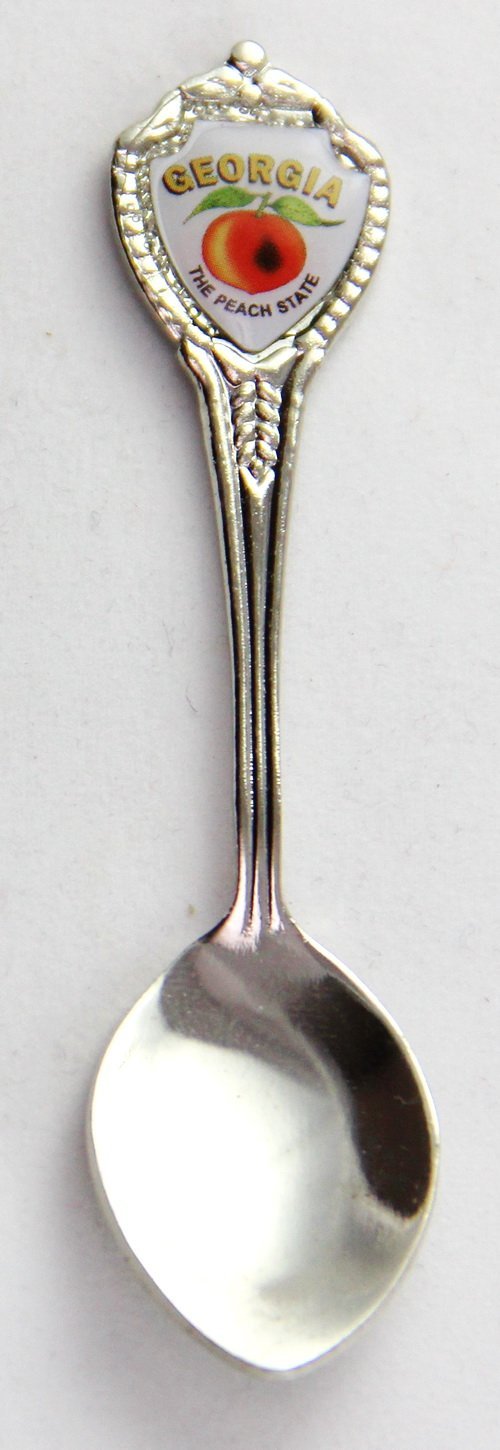 Georgia State Souvenir Collectible Mini Spoon 3" lpco