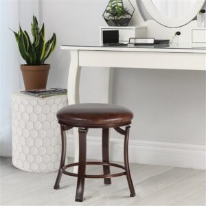 Hillsdale Furniture Hastings Backless Vanity Stool, Antique Brown