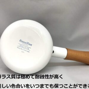 Fuji Hollow Painted Milk Pan, Smoke Blue, 4.7 inches (12 cm), Solid SD-12M SB