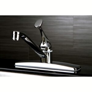 Kingston Brass FB0571 Columbia 8" Centerset Kitchen Faucet, 8-Inch in Spout Reach, Polished Chrome