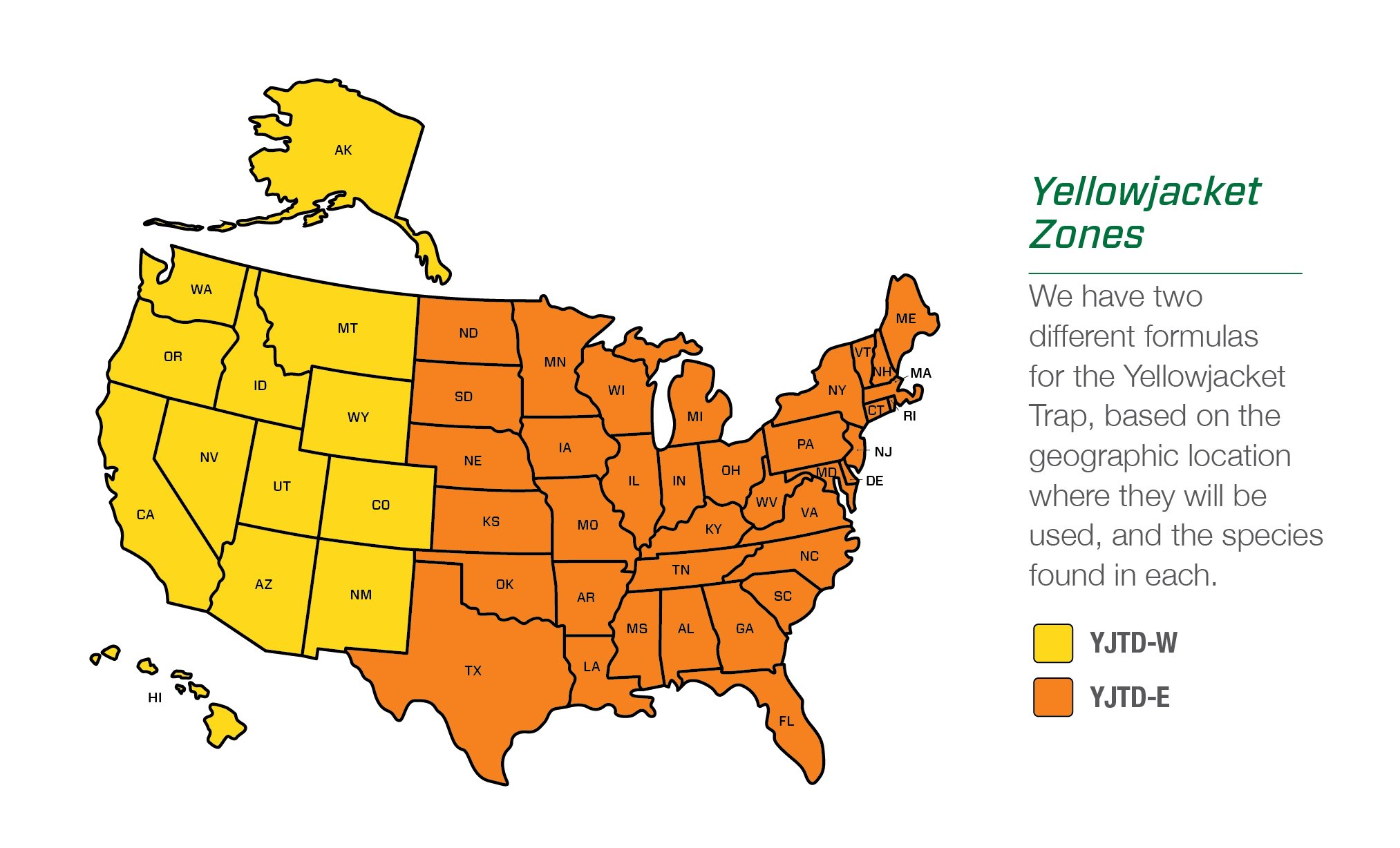 RESCUE! Disposable Yellowjacket Trap - Central & Eastern Formula