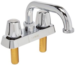 b & k industries 225-503 laundry tray faucet 2 handle - 4 in., chrome