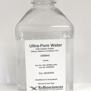 Ultra Pure Water, Cell Culture Grade, 1000ML, Certified