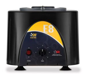 lw scientific e8c-u8af-1503 fixed speed e8 centrifuge, angled 8-place with timer, 110/220v