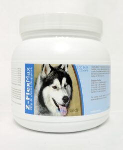 healthy breeds siberian husky z-flex max hip & joint soft chews 100 count