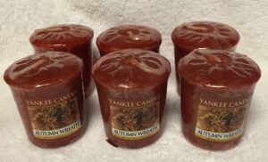 yankee candle autumn wreath votive (pack of 6)