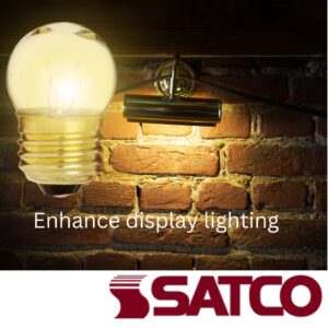 Satco S3794 7.5 Watt S11 Incandescent Bulb – Clear, Medium Base, 2700K Warm White, 40 Lumens - 20 Pack