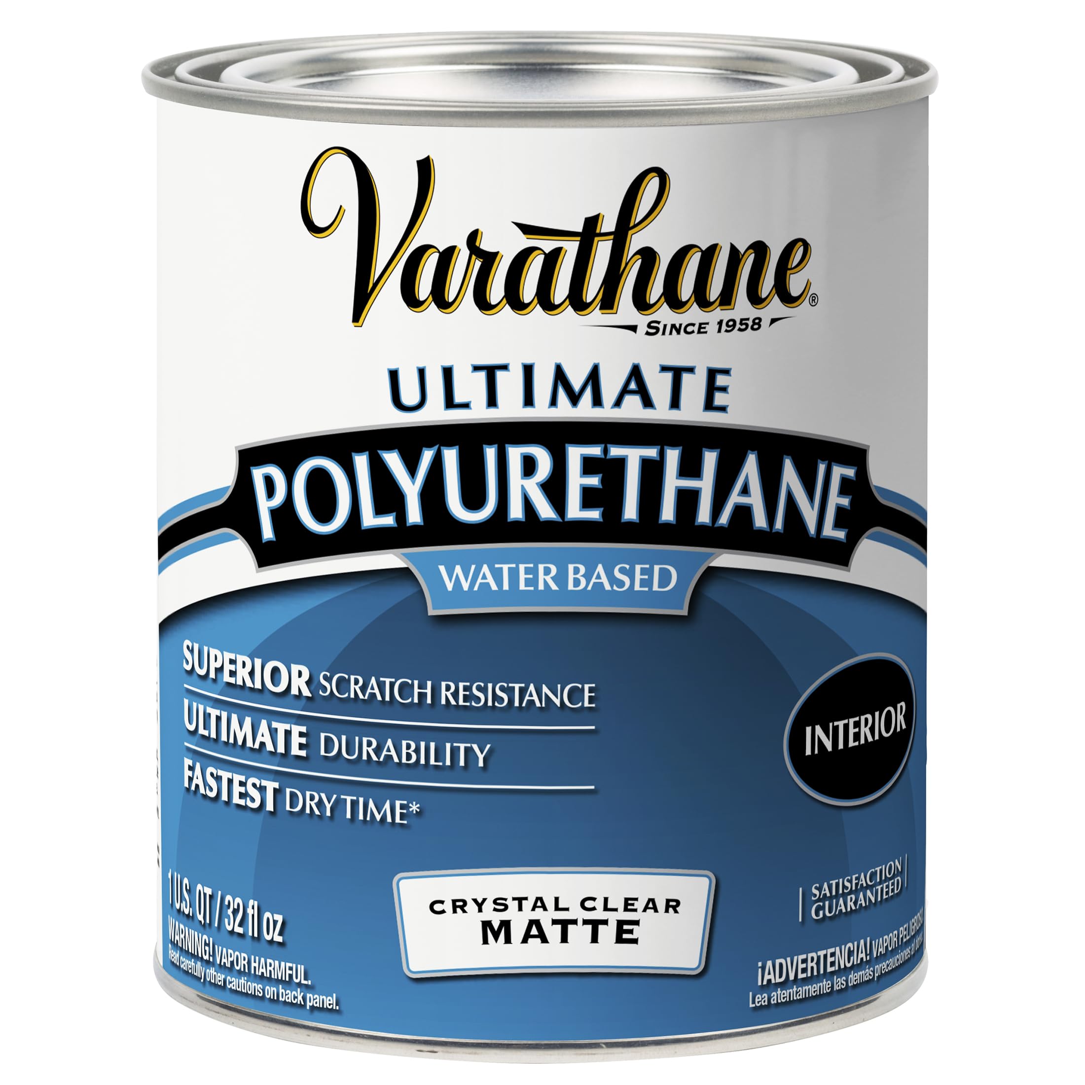 Varathane 262074 Water-Based Ultimate Polyurethane, 32 Fl Oz, Matte