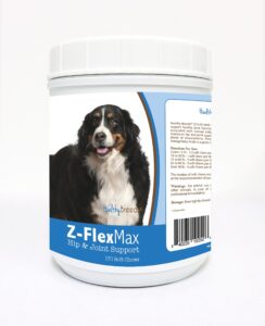 healthy breeds bernese mountain dog z-flex max hip and joint soft chews 170 count