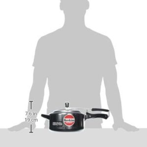 Hawkins Hevibase IH35 Pressure Cooker, 3.5 Liters, Silver