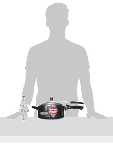 Hawkins Hevibase IH35 Pressure Cooker, 3.5 Liters, Silver