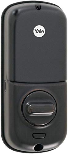 Yale Security Inc. YRD-210-HA-0BP Yale Push Button Electronic Deadbolt with ZigBee (Works with Echo Plus, Samsung SmartThings, Wink and More) in Oil Rubbed Bronze