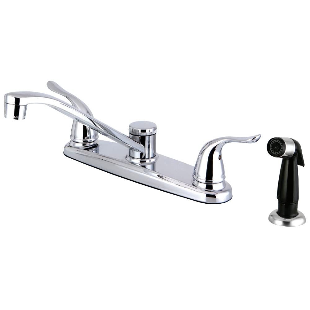 Kingston Brass FB2271YL Yosemite 8" Centerset Kitchen Faucet, Polished Chrome