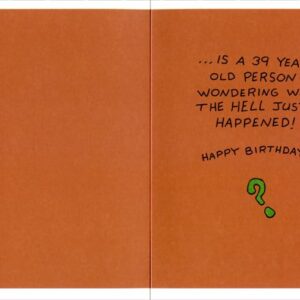 Oatmeal Studios Inside Every 40 Year Old Funny 40th Birthday Card