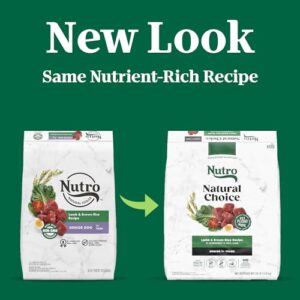 Nutro Natural Choice Senior Dry Dog Food, Lamb and Brown Rice Recipe, 30 lbs.