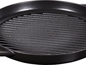 Staub Pure Grill Cast Iron Hollow Pot, 30cm, Black