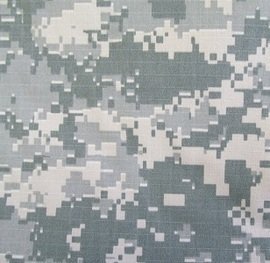 army digital acu universal camouflage nylon/cotton ripstop 65/66" fabric print by the yard