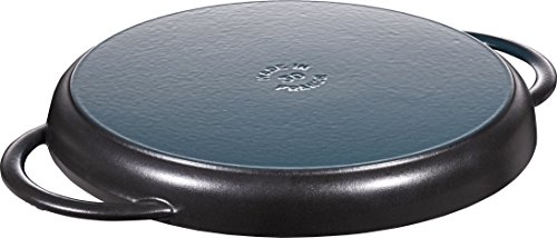 Staub Pure Grill Cast Iron Hollow Pot, 30cm, Black