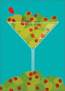 dirty martini a*press birthday card