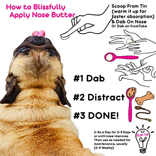 The Blissful Dog Fawn Pug Nose Butter – Dog Nose Butter, 4 Ounce