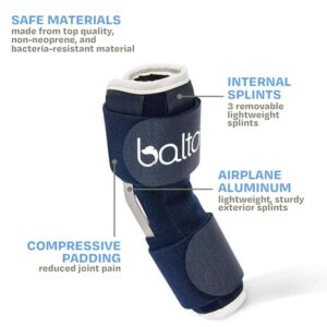 Balto Canine & Feline Hock Brace – Dog Ankle Brace - Brace with Aluminum Splints – Pre/Post Surgery Helps Support Arthritis and Unstable Joints – Back Leg Support (Extra Small)