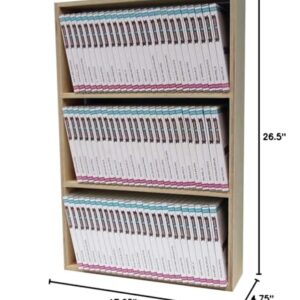 Stamp-n-Storage Shelf Unit - Mega Stamp Case Shelf with Back - Wall Mount