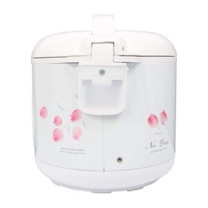 TRC-04 Cool Touch 5-Cup Rice Cooker and Warmer with Steam Basket, White