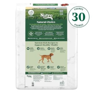 Nutro Natural Choice Adult Healthy Weight Dry Dog Food, Lamb and Brown Rice Recipe, 30 lbs.