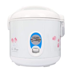 TRC-04 Cool Touch 5-Cup Rice Cooker and Warmer with Steam Basket, White