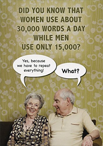 30,000 Words a Day Funny Birthday Card