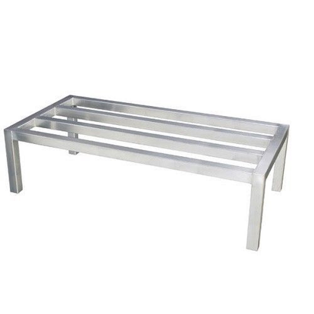 HEAVY DUTY ALUMINUM DUNNAGE RACKS - 20" X 48" X 12" RESTAURANT COMMERCIAL INDUSTRIAL