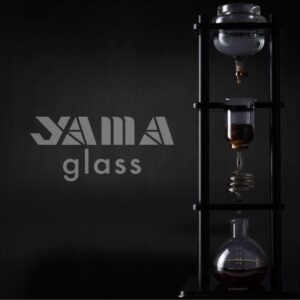 Yama CDM25 Replacement Top Beaker Lid - Borosilicate Glass For 25 Cup Cold Brew Towers, Heat-Resistant, Dishwasher Safe