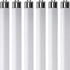 F13T5WW – T5 21 Inch Under Counter Fluorescent Bulbs Warm White 3000K 13-Watt F13T5/WW 21” WW Long Life Replacement Tubes for Under Cabinet Lights – Pack of 6 Bulbs