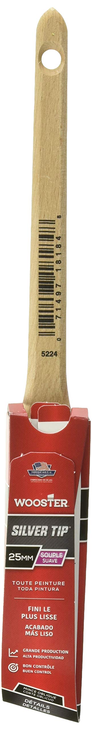 WOOSTER BRUSH 5224-1 SLV Tip Thin AS Brush, 1"