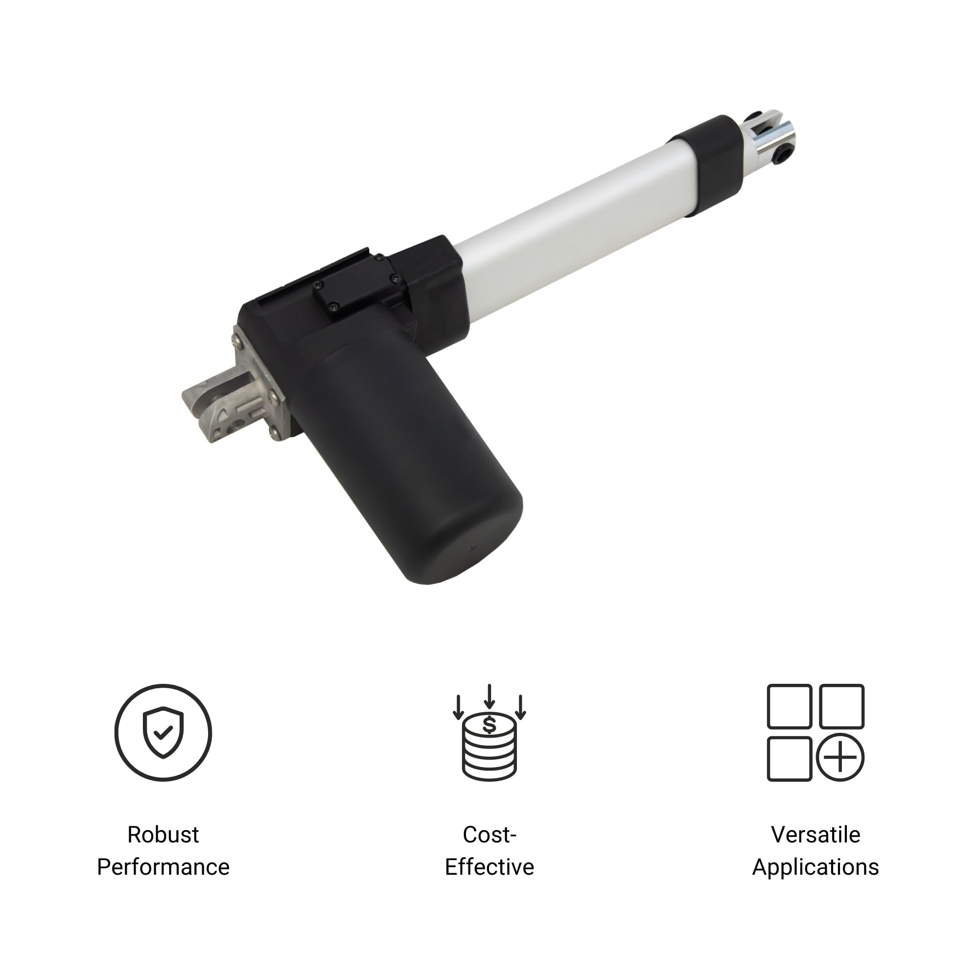 Progressive Automations Electric Linear Actuator - 24 Inch Stroke, 100 lbs Force, IP66 Water Resistance - High Load Actuator for Automation, Manufacturing, Automotive, PA-04-24-100