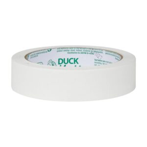 Duck Masking 240878 White Color Masking Tape, .94-Inch by 30 Yards