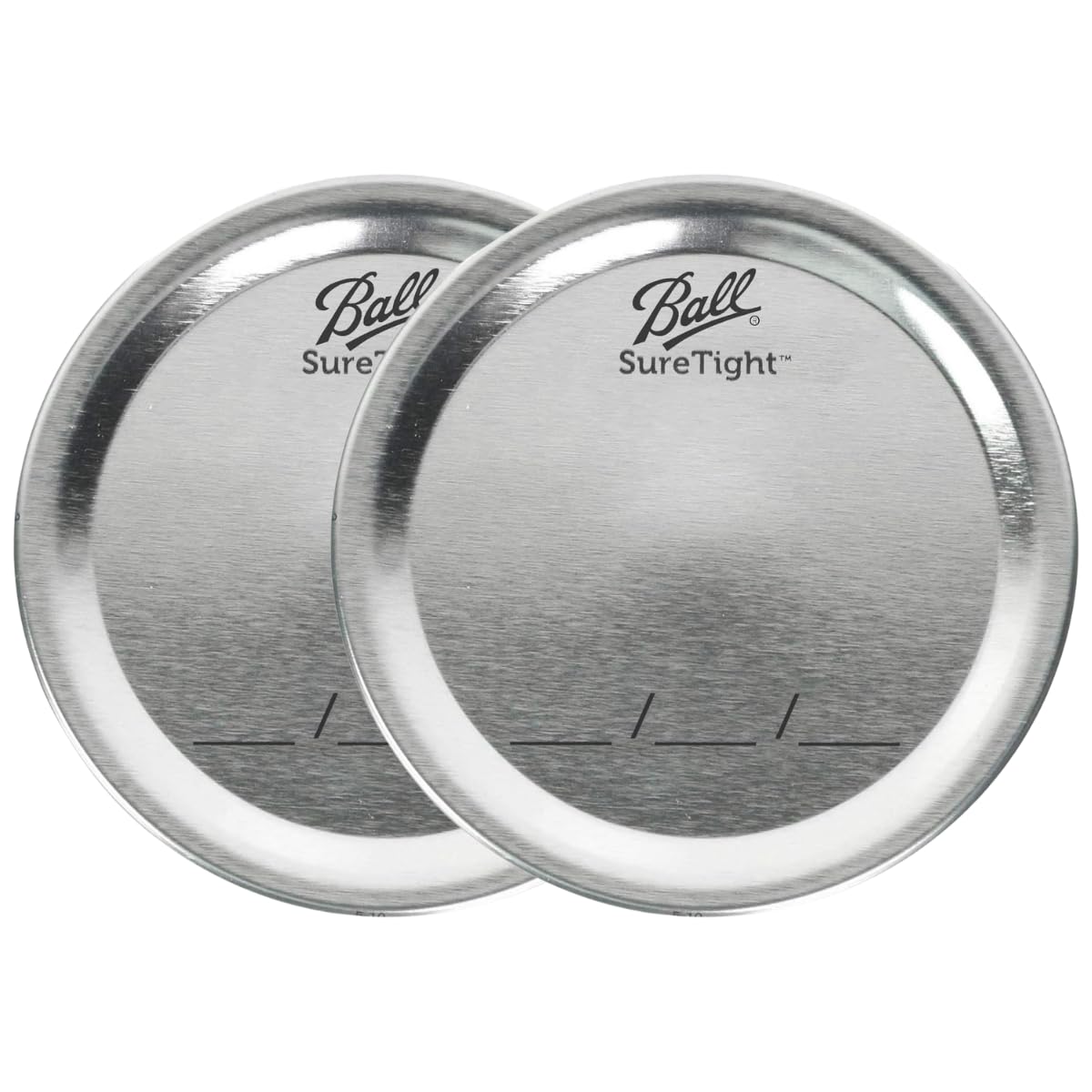 Ball Regular Mouth Lids with Bands per Pack (2-Pack), 12 Count (Pack of 2), Silver and clear