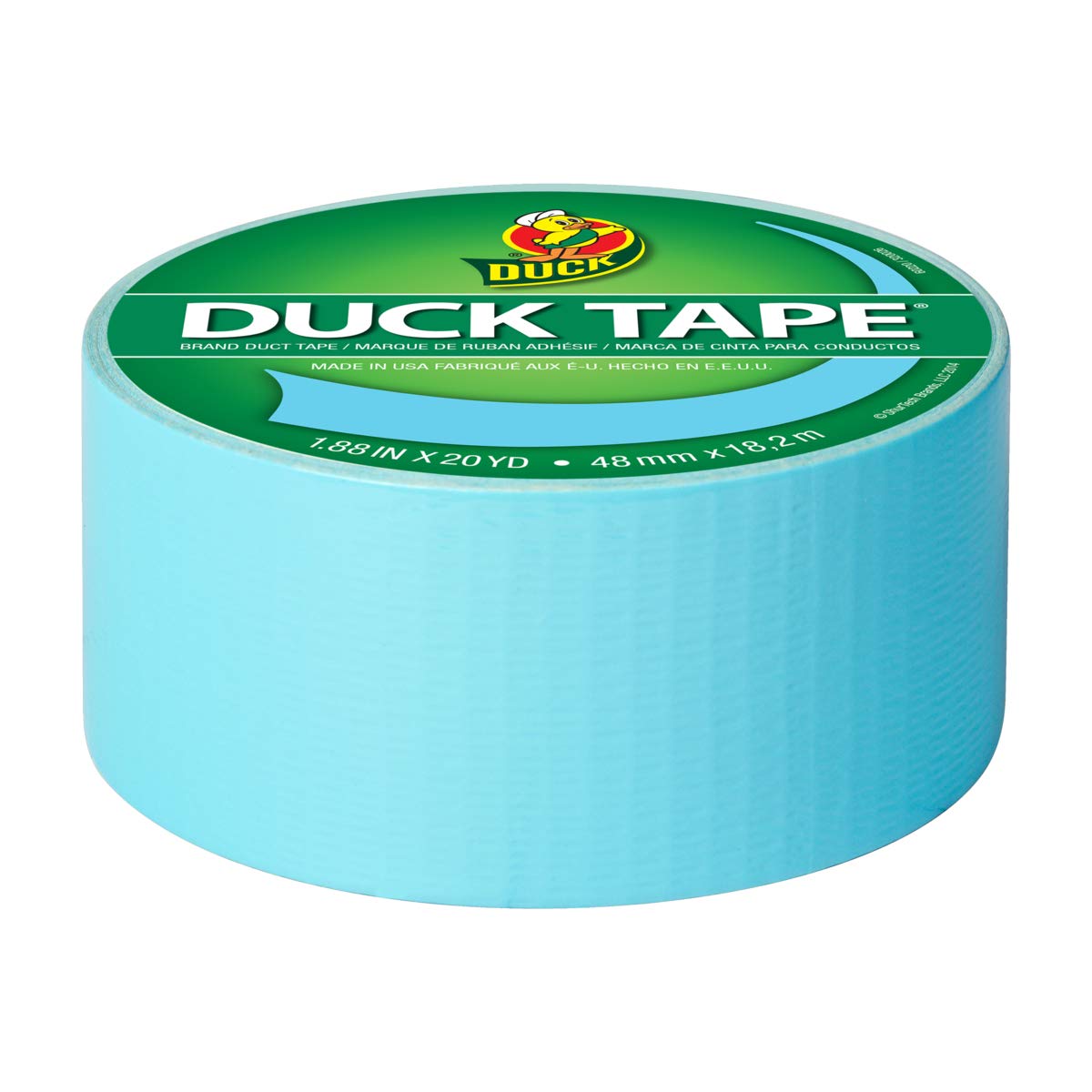 Duck Brand 240980 Color Duck Tape Frozen Blue, 1.88-Inch by 20 Yards, Single Roll