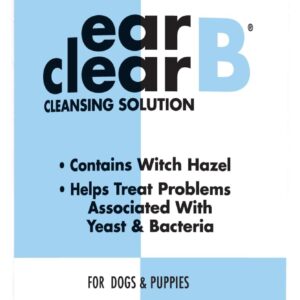 Showseason EarBClear® Ear Wash for Dogs 16 oz. | Witch Hazel Base | Naturally Derived Ingredients | Cleans and Deodorizes | Cruelty-Free