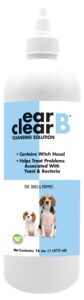 showseason earbclear® ear wash for dogs 16 oz. | witch hazel base | naturally derived ingredients | cleans and deodorizes | cruelty-free