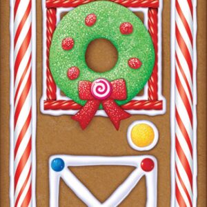 Beistle Gingerbread House Door Cover