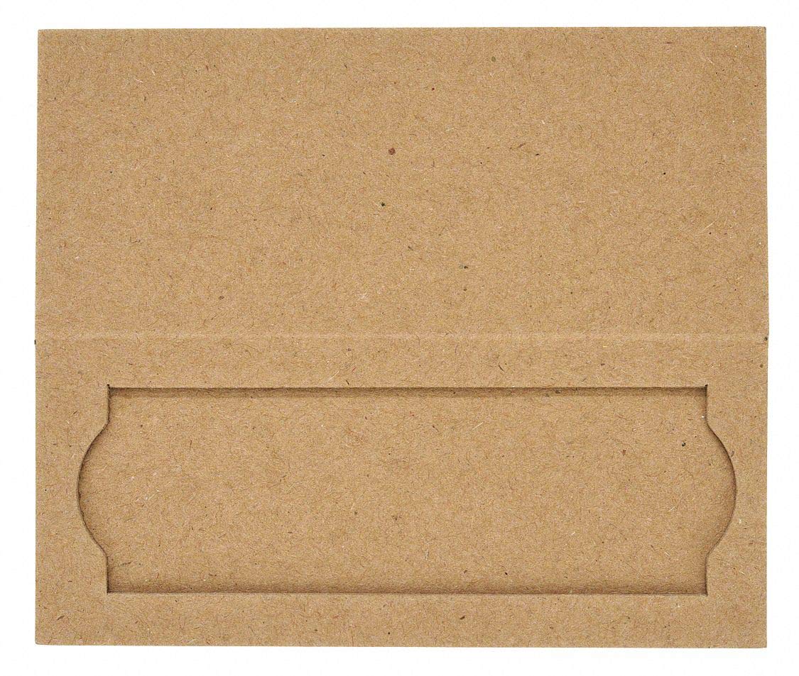 Heathrow HS9903 1-Place Cardboard Slide Holders (Pack of 25)