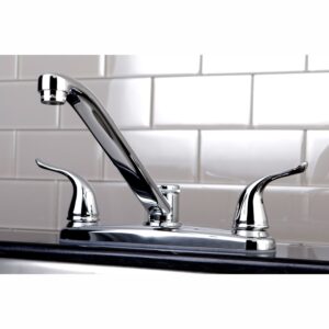 Kingston Brass FB2271YL Yosemite 8" Centerset Kitchen Faucet, Polished Chrome