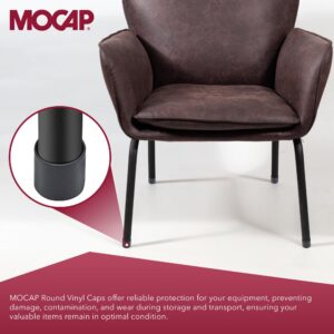 MOCAP - Round Vinyl Caps - Black Vinyl End Caps - End Caps for Metal Tubing - Ideal Caps for Pipes, Rods, & Tubes - End Caps for Industrial & Home Use - End Cap Solution(0.625 x 1 inch, 1008 Pieces)