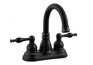 derengge oil rubbed bronze two-handle bathroom faucet,lavatory bathroom sink faucet with pop up drain trim assembly,f-450-jm orb