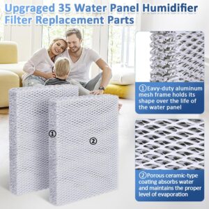 35 Water Panel Humidifier Filter Replacement Parts for Aprilaire Whole House Humidifier Models 350, 360, 560, 560A, 568, 600, 600A, 600M, 700, 700A, 700M, 760, 760A, 768 (Pack of 2)