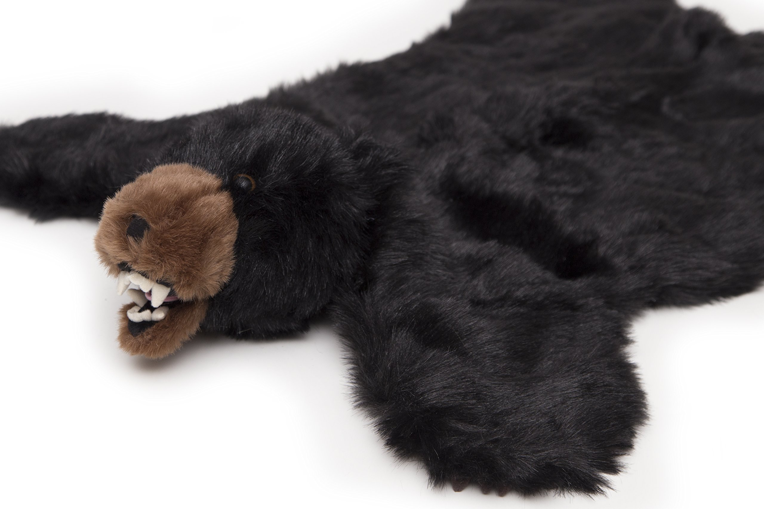 Carstens Plush Black Bear Kids Animal Rug Small