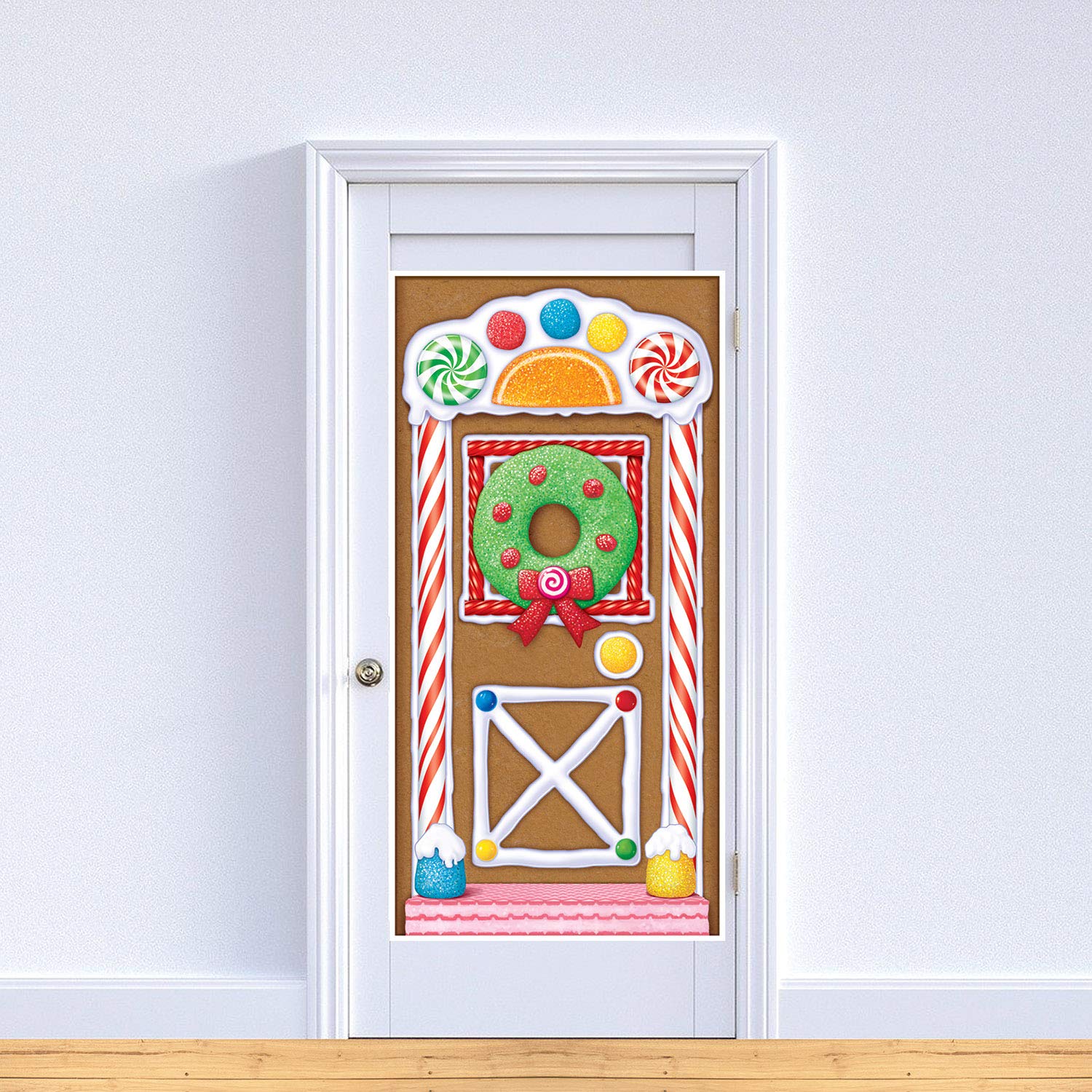 Beistle Gingerbread House Door Cover