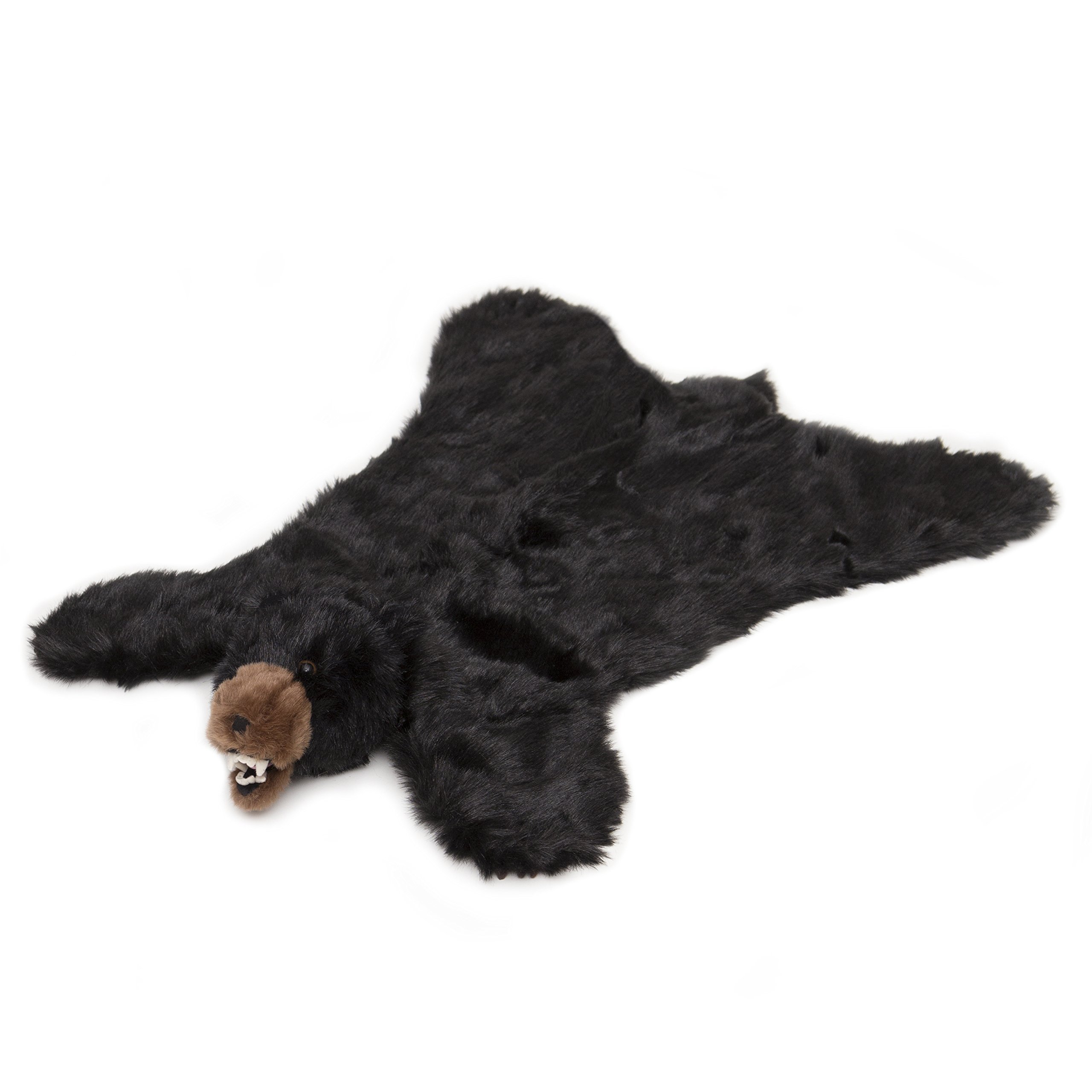 Carstens Plush Black Bear Kids Animal Rug Small